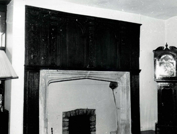 Mantelpiece in The Old Manor in 1966